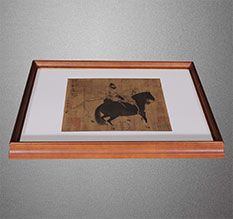 墨竹工卡书画装裱配框服务案例