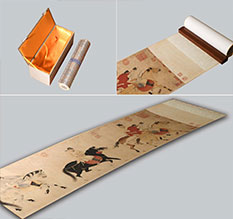 墨竹工卡馆藏书画复制博物馆书画复制服务